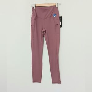 Sketchers Leggings Size XS GoWalk Alpine Trail High Waisted Pink Goflex NEW